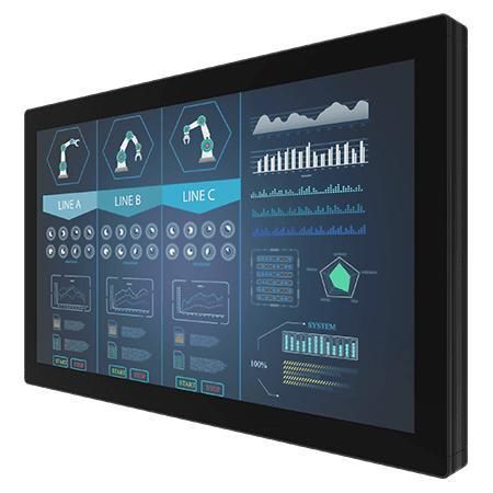 Монитор с мультисенсорным экраном - W32L100-PCA4OD - Winmate, Inc. - с проекционно-емкостной технологией / с емкостным сенсорным экраном PCAP / промышленный