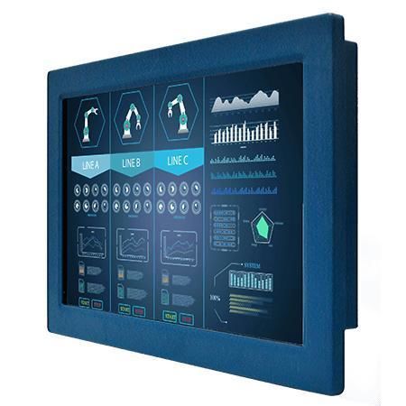 Монитор LCD - R12L100-VMM2 - Winmate, Inc. - сенсорный / с резистивным сенсорным экраном на 5 проводах / промышленный