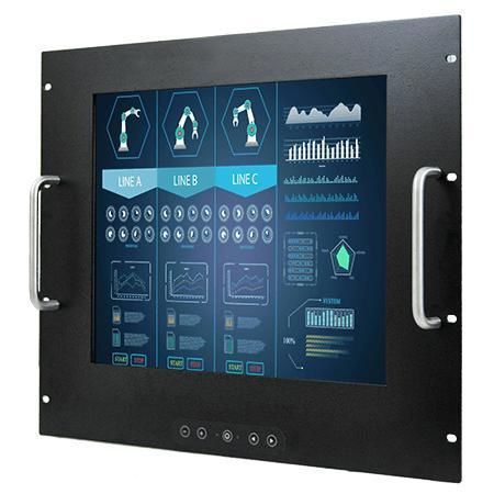 Монитор LCD - R17L500-RKM1 - Winmate, Inc. - с резистивным сенсорным экраном / промышленный / для аффиширования