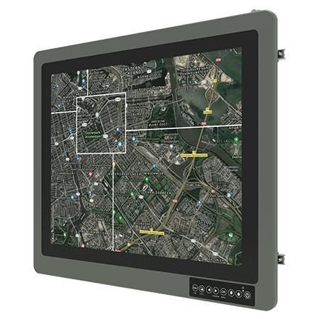 Монитор LCD - R19L100-MLA3 - Winmate, Inc. - с резистивным сенсорным экраном на 5 проводах / с сенсорным экраном / для транспортного средства