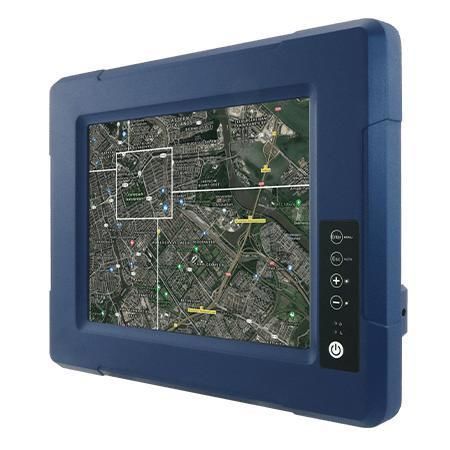 Монитор с резистивным сенсорным экраном - R08L100-VMN1-NI - Winmate, Inc. - с резистивным сенсорным экраном на 5 проводах / с сенсорным экраном / для внешнего использования