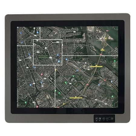 Сенсорный монитор - R19L100-67N1-NI - Winmate, Inc. - с мультисенсорным экраном / с проекционно-емкостной технологией / с емкостным сенсорным экраном PCAP