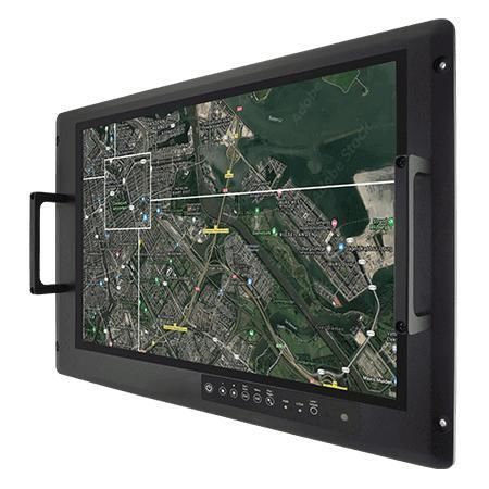 Монитор с мультисенсорным экраном - W22L100-MLA3FP - Winmate, Inc. - с проекционно-емкостной технологией / с емкостным сенсорным экраном PCAP / для аффиширования