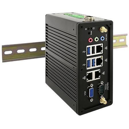 ПК бокс - IBDRW100-EX-P - Winmate, Inc. - на DIN-рейке / Intel® Atom x7-E3950 / Intel® Apollo Lake E3950
