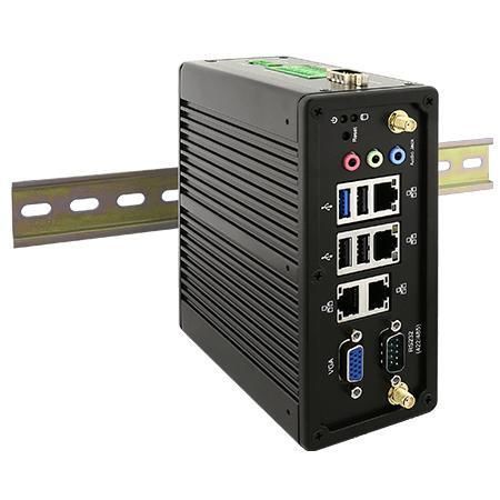 ПК бокс - IBDRW100-EX - Winmate, Inc. - на DIN-рейке / Intel® Celeron N2930 / RS-232