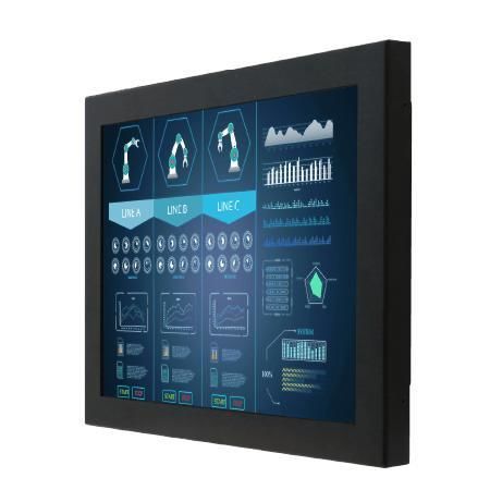 Монитор LCD - R12L600-CHM2 - Winmate, Inc. - с резистивным сенсорным экраном / для интерфейса HMI / 12,1"
