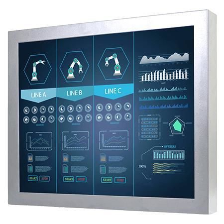 Монитор TFT-LCD - R17L500-CHA1WT - Winmate, Inc. - с резистивным сенсорным экраном / промышленный / 17"