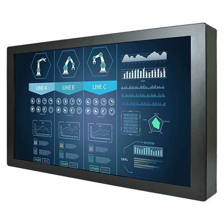 Монитор с резистивным сенсорным экраном - W27L100-CHA1 - Winmate, Inc. - с емкостным сенсорным экраном / промышленный / для аффиширования