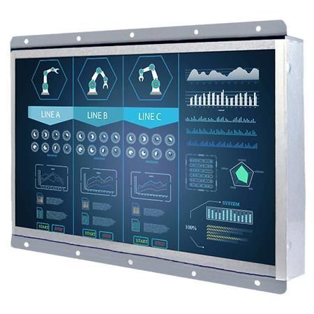 Монитор с резистивным сенсорным экраном - W12L100-OFM9HB - Winmate, Inc. - промышленный / для аффиширования / для видеосвязи