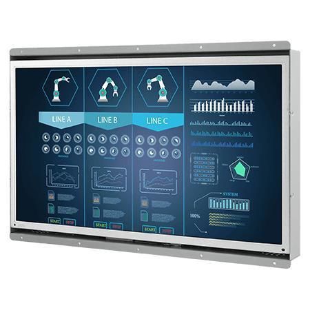 Монитор LCD - W15L100-OFA2 - Winmate, Inc. - с резистивным сенсорным экраном / для видеосвязи / для промышленных машин