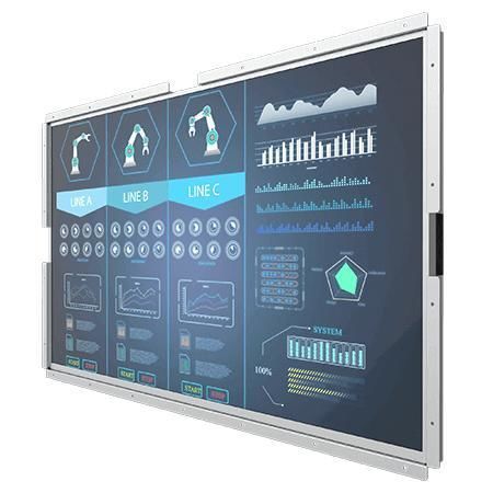 Монитор LCD - W43L300-OFA1 - Winmate, Inc. - сенсорный / для промышленных машин / для интерфейса HMI