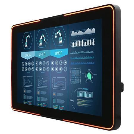 Монитор с мультисенсорным экраном - W10L100-PCH2LB - Winmate, Inc. - с емкостным сенсорным экраном PCAP / промышленный / 10,1"