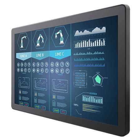Монитор с мультисенсорным экраном - W24L100-GCA2 - Winmate, Inc. - с емкостным сенсорным экраном PCAP / для тяжелых работ / промышленный