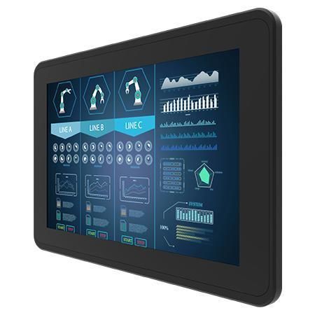 Монитор с многоточечным сенсорным экраном - W10L100-EHH2 - Winmate, Inc. - с проекционно-емкостной технологией / с емкостным сенсорным экраном PCAP / 10,1"