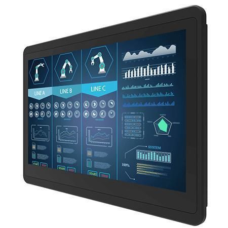 Монитор с мультисенсорным экраном - R15L100-EHC3 - Winmate, Inc. - с проекционно-емкостной технологией / для промышленных машин / для интерфейса HMI