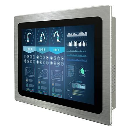 Монитор с мультисенсорным экраном - R10L100-PPT2(HB) - Winmate, Inc. - с емкостным сенсорным экраном PCAP / для судостроительной промышленности / для промышленных машин