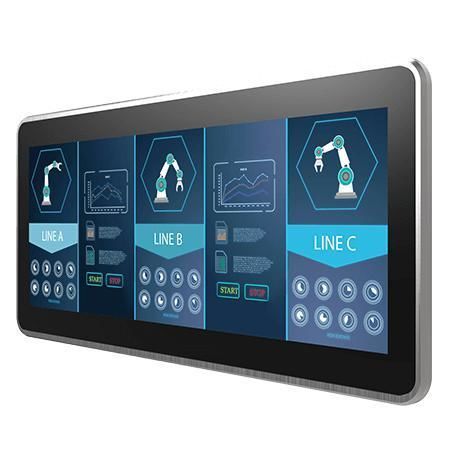 Монитор с многоточечным сенсорным экраном - W15L100-PPB2 - Winmate, Inc. - с проекционно-емкостной технологией / для промышленных машин / для интерфейса HMI