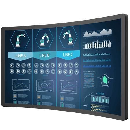 Монитор с мультисенсорным экраном - W50L100-POCV - Winmate, Inc. - с проекционно-емкостной технологией / 50 дюймов / 3840x2160
