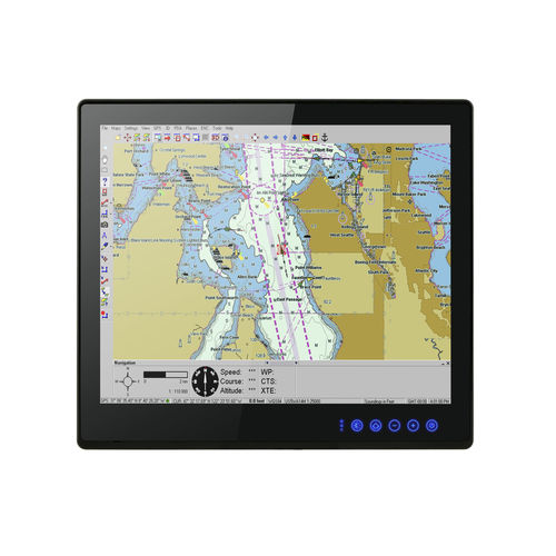 Панельный ПК для использования на морских судах - R19IH3S-MRA1FP - Winmate, Inc. - TFT LCD / со светодиодной подсветкой / с емкостным сенсорным экраном PCAP