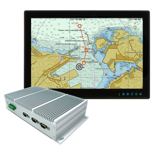 Панельный ПК для использования на морских судах - W24IH3S-MRA1FP - Winmate, Inc. - TFT LCD / с емкостным сенсорным экраном PCAP / с мультисенсорным экраном