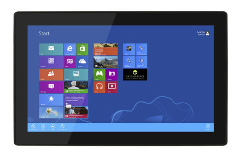 HMI с сенсорным экраном - W22IBWS-MHA3 - Winmate, Inc. - встраиваемый / 1024x768 / Intel Bay Trail