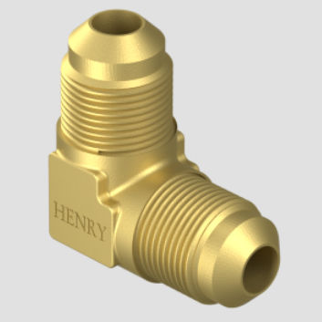 Фитинг для сжатого воздуха - 3xx-xxxx series - Henry Technologies - резьбовой / изогнутый / из латуни