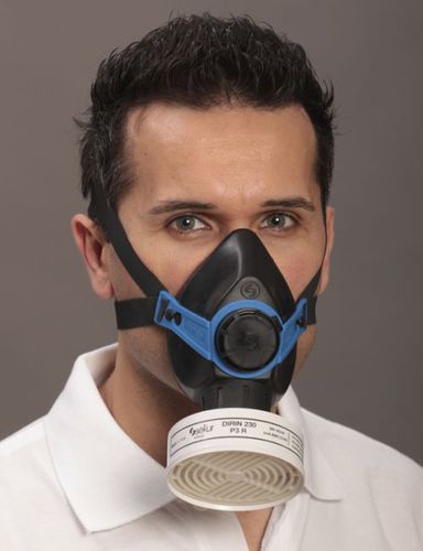 Защитная полумаска - Polimask 330 - EKASTU Safety - монофильтр / с винтовым соединением