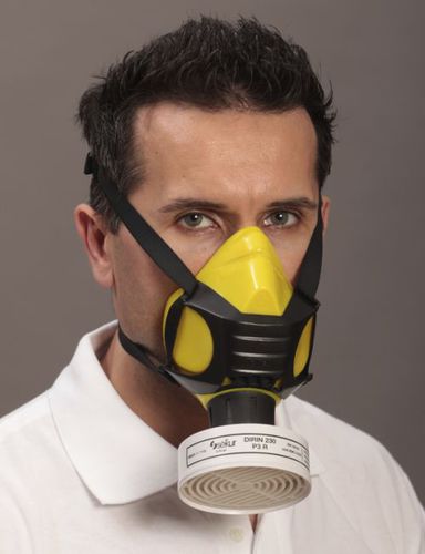 Защитная полумаска - Polimask ALFA/Silicone - EKASTU Safety - монофильтр / с винтовым соединением