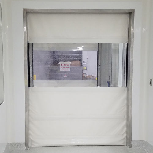 Рольставня для использования в помещениях - ISO-Clean® Roll-Up - Rite-Hite - с электродвигателем / из нержавеющей стали / автоматическая