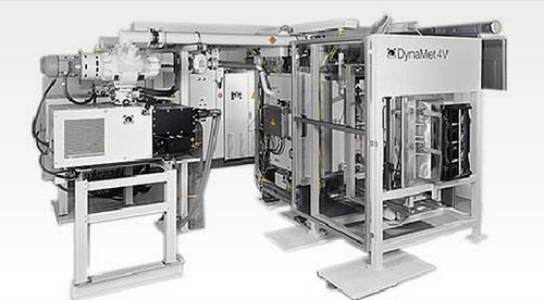 Машина для нанесения покрытий PECVD - DynaMet 4V - Bühler Leybold Optics - с помощью магнетронного катодного распыления / для металлизированной пленки / вакуумная