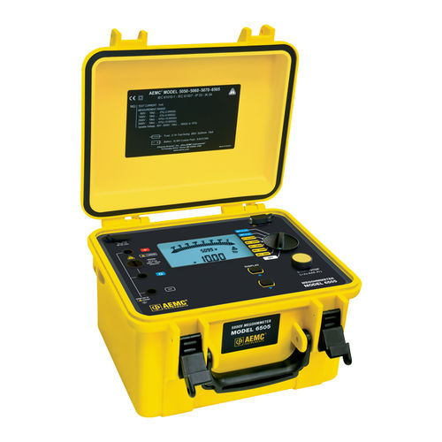 Цифровой мегомметр - 6505 - AEMC Instruments - переносной / с защитой