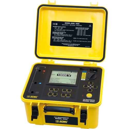 Тестер изоляции - 6550  - AEMC Instruments - сопротивления изоляции / для электроустановки / переносной