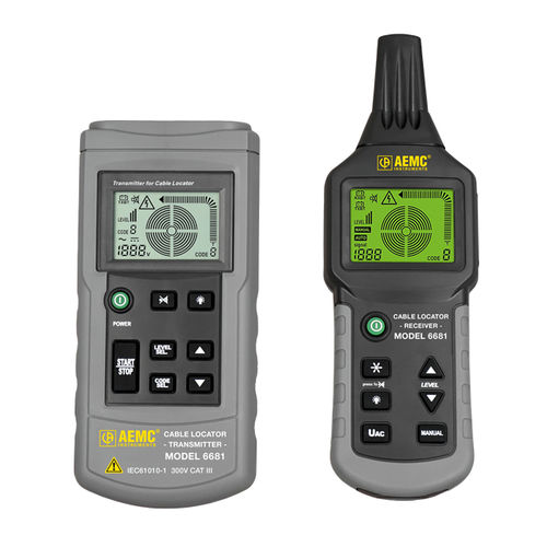 Детектор неполадок для кабелей - 6681 - AEMC Instruments - переносной / цифровой