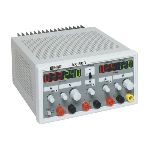 Источник питания для монтажа в стол - AX503 - AEMC Instruments - DC/DC / с тремя выходами / регулируемый