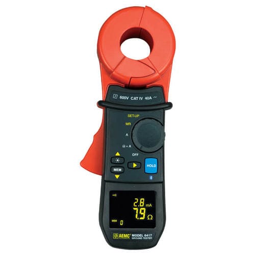 Тестер непрерывности - 6417 - AEMC Instruments - импеданса / сопротивления заземлению / массовый