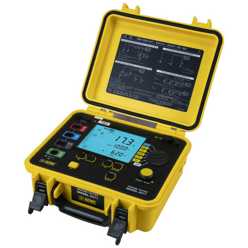 Тестер мощность - 6471 - AEMC Instruments - сопротивления заземлению / массовый / для пола