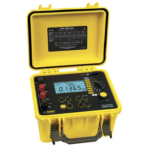 Цифровой микроомметр - 6255 - AEMC Instruments - переносной / с защитой