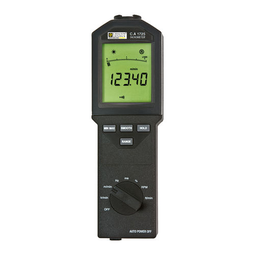 Контактный тахометр - C.A 1725 - AEMC Instruments - оптический / фотоэлектрический / инфракрасный