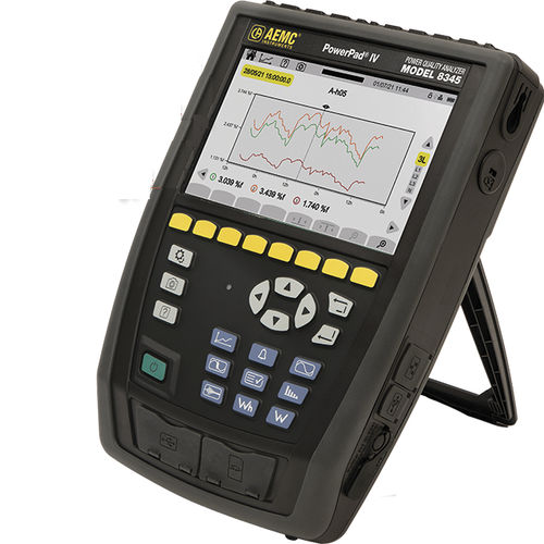 Анализатор качества энергии - 8345 - AEMC Instruments - сигнала / для трехфазных электрических сетей / мощности