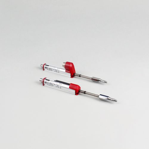 Линейный датчик положения - SLPKS - OPKON Optik Elektronik A.S. - с потенциометром с пружиной / механический / аналоговый