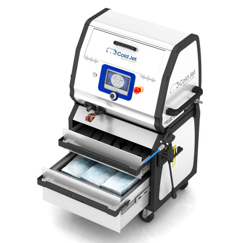 Установка криогенной очистки с ручным управлением - i³ MicroClean® 2  - Cold Jet - с одним шлангом / для агроиндустрии / медицинской