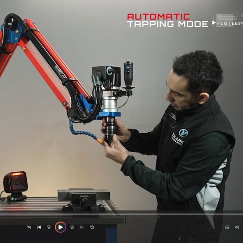 Станок для нарезания резьбы на поворотной стойке - JT3150 Evo&sup2; - VASTC - VOLUMEC® & EASYARM - бесщеточный / электрический / регулятор скорости