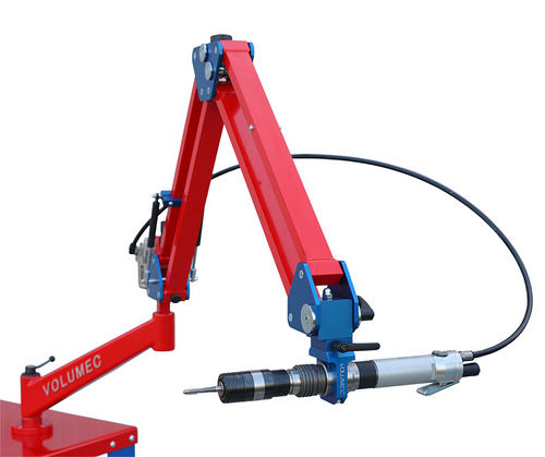 Станок для нарезания резьбы на поворотной стойке - VT600 - VOLUMEC® & EASYARM - пневматический / с передвижным столом / компактный