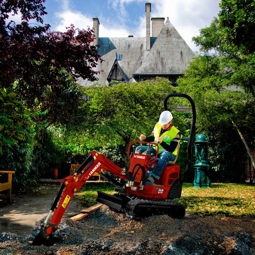 Экскаватор микро - SV08-1C - YANMAR COMPACT EQUIPMENT EMEA S.A.S. - гусеничный / Tier 2 / для строительной площадки