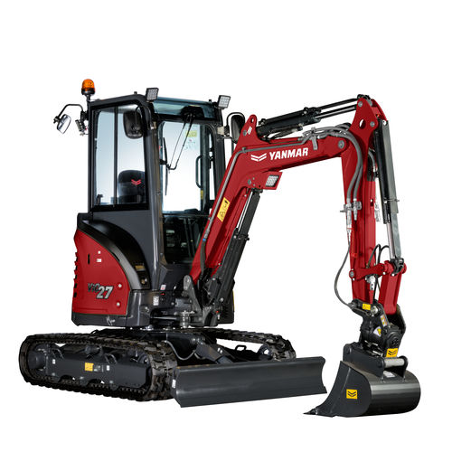 Экскаватор мини - ViO27-6 - YANMAR COMPACT EQUIPMENT EMEA S.A.S. - гусеничный / дизельный / для строительной площадки