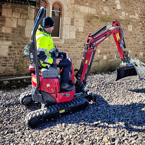 Экскаватор мини - ViO12-2A - YANMAR COMPACT EQUIPMENT EMEA S.A.S. - гусеничный / дизельный / для строительной площадки