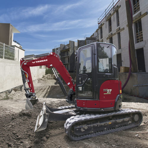 Экскаватор мини - ViO57-6B - YANMAR COMPACT EQUIPMENT EMEA S.A.S. - гусеничный / дизельный / для строительной площадки