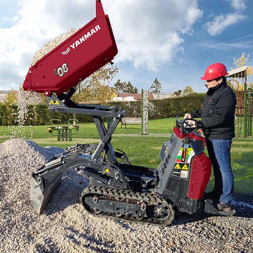 Гусеничный мини-опрокидыватель - C08 Hi Tip - YANMAR COMPACT EQUIPMENT EMEA S.A.S. - дизельный / с фронтальной загрузкой / с подъемным ковшом