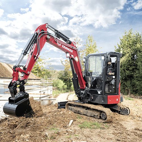 Экскаватор мини - ViO38-7 - YANMAR COMPACT EQUIPMENT EMEA S.A.S. - гусеничный / дизельный / компактный