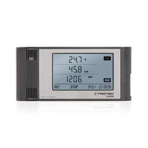 Регистратор данных для измерения температуры - DL200L - Trotec GmbH - для измерения относительной влажности / с экраном
